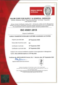 Halim Corporation ISO 45001